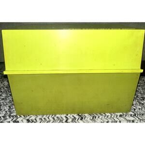 Vintage 1970s Betty Crocker Green Recipe Card Library Cookbook In A Box w/ Index